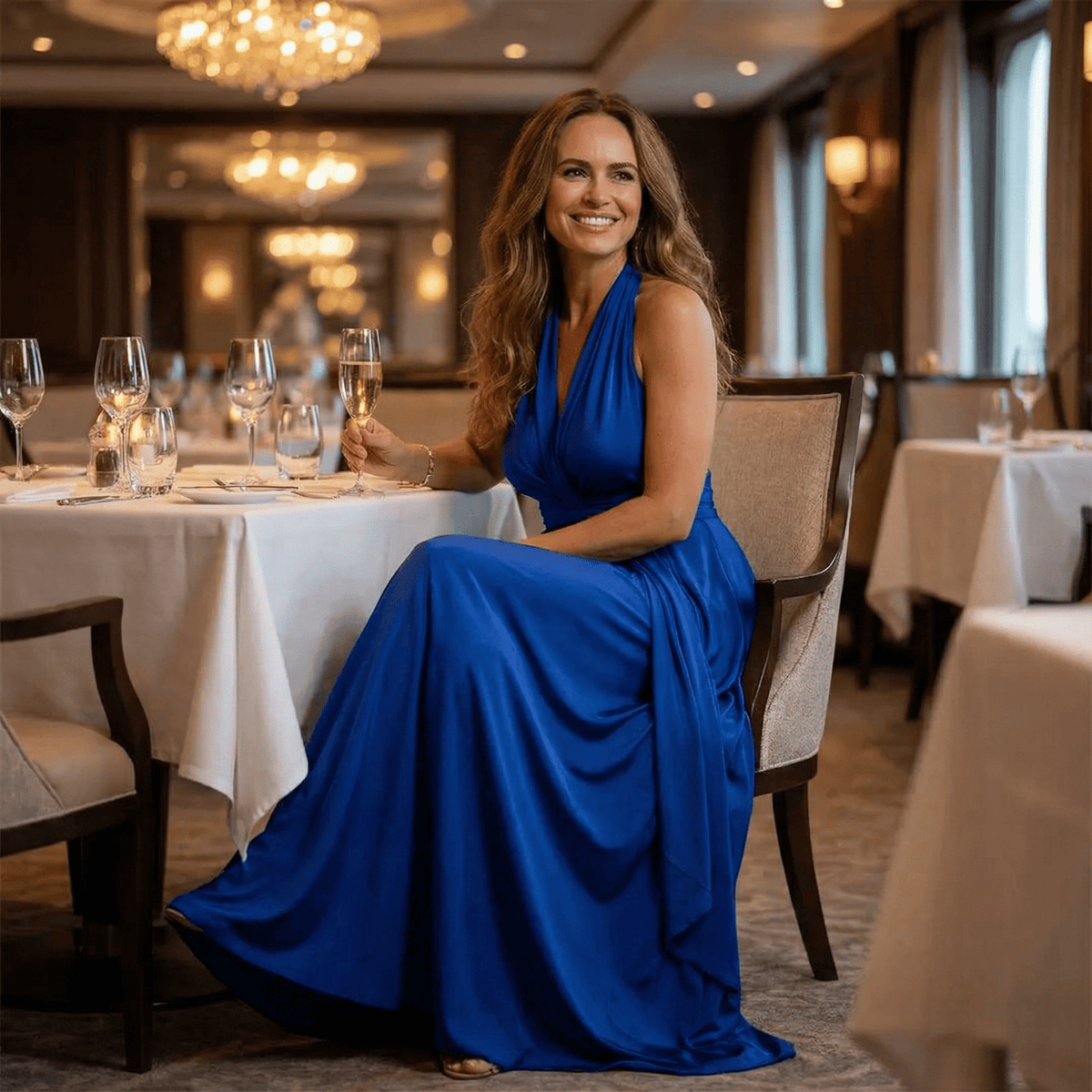 1. One Dress, Seven Cruise Nights—No Repeating Outfits