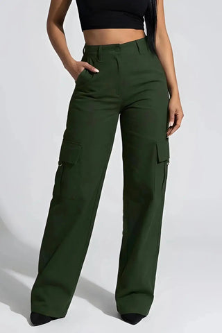 Baggy High Waist Cargo Pants SandSet