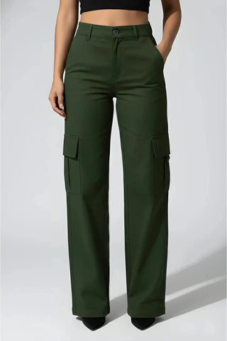 Baggy High Waist Cargo Pants SandSet