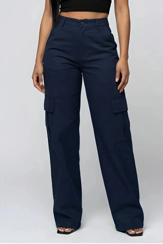 Baggy High Waist Cargo Pants SandSet