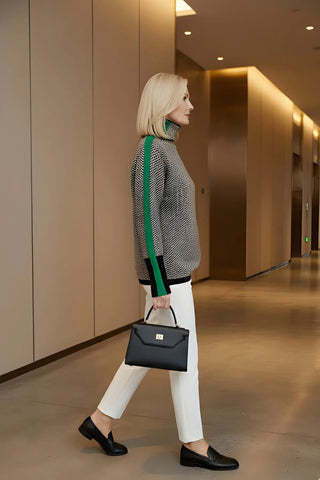 Breton Stripe High-Neck SandSet