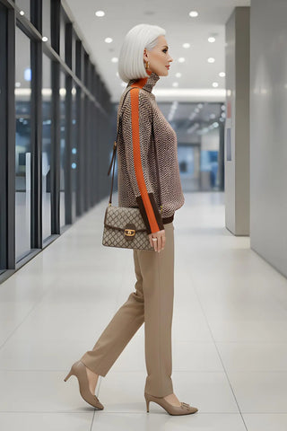 Breton Stripe High-Neck SandSet