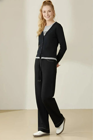 Casual Fashion Straight-Leg Denim Pants SandSet