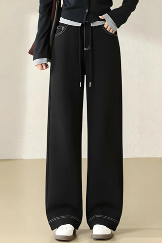 Casual Fashion Straight-Leg Denim Pants SandSet