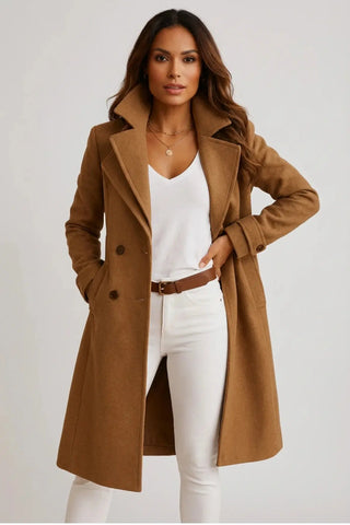 City Sleek Overcoat SandSet