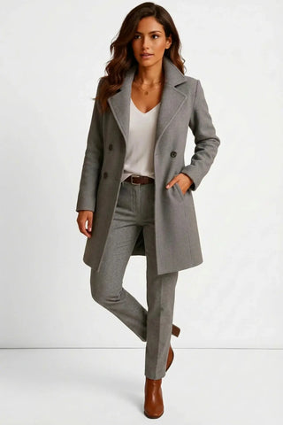 City Sleek Overcoat SandSet