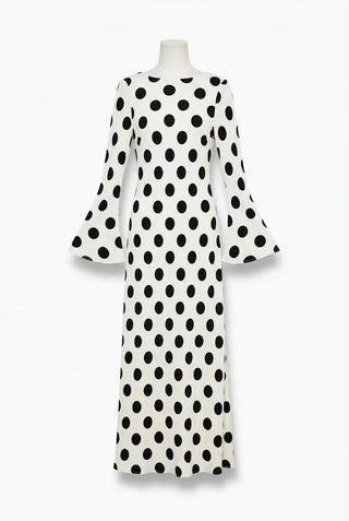 Classic Polka Slim-Fit Midi SandSet