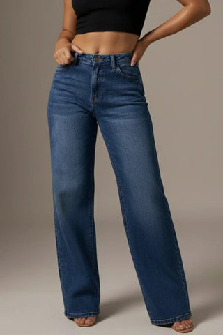 Comfy Stretch Baggy Jeans SandSet