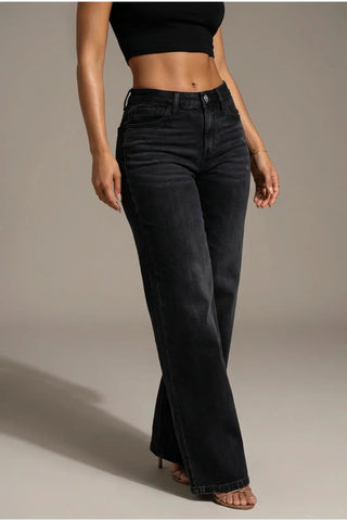 Comfy Stretch Baggy Jeans SandSet