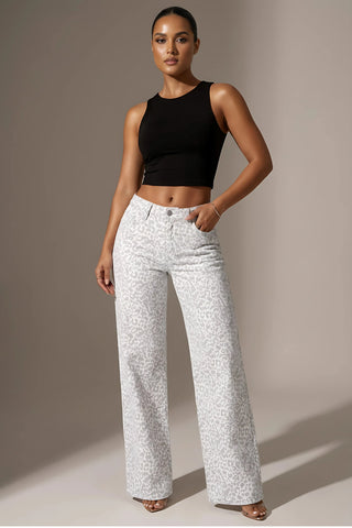 Comfy Stretch Baggy Jeans SandSet