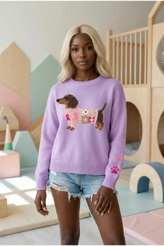 Doxie Love Knit SandSet