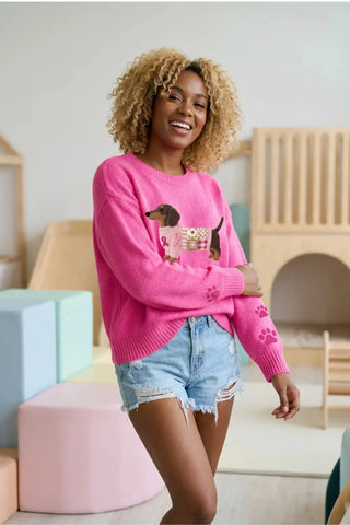 Doxie Love Knit SandSet