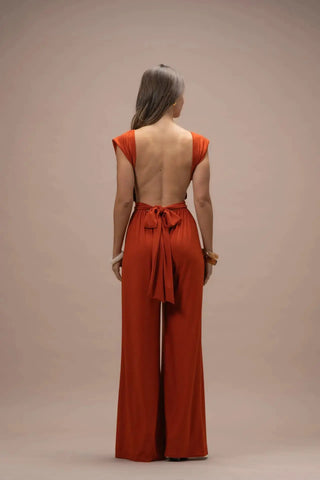 Elya Jumpsuit Orange SandSet