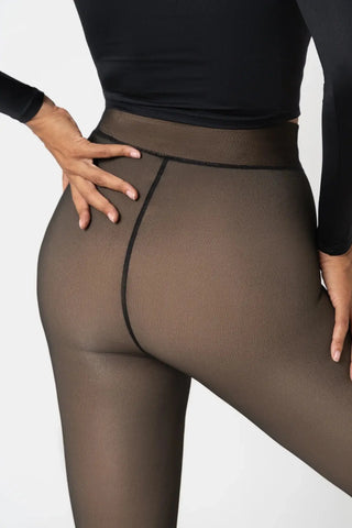 Fleece-Lined Tights SandSet