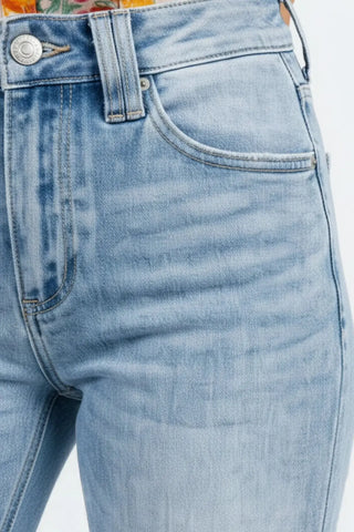 High-Rise Vintage Straight Jeans SandSet