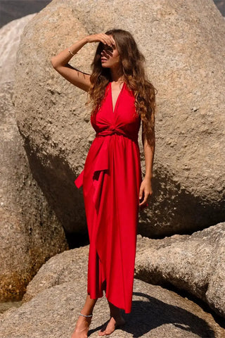 Ivy Infinity Dress Red SandSet
