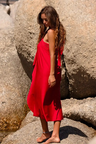 Ivy Infinity Dress Red SandSet