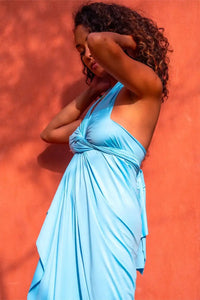 Ivy Infinity Dress Greek Blue
