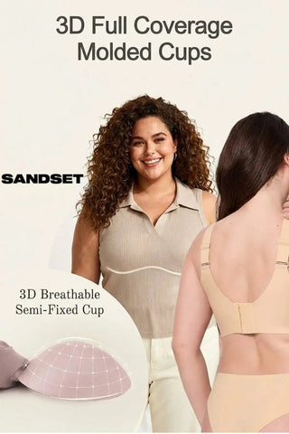 SculptFull Comfort- JellySoft Seamless Push Up Bra SandSet