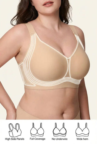 SculptFull Comfort- JellySoft Seamless Push Up Bra SandSet