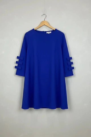 Long-Sleeve Knee-Length Casual Shift Dress SandSet
