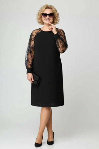 Midnight Lace Hourglass Gown SandSet