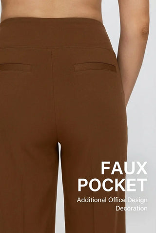 Office-to-Street Wide-Legs Trouser| Yoga Pants SandSet