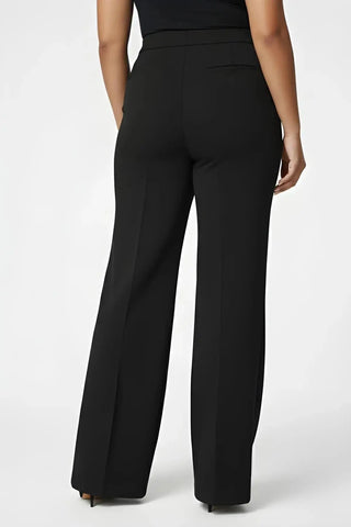 Plus Size High Stretch High-Waist Wide-Leg Pants SandSet
