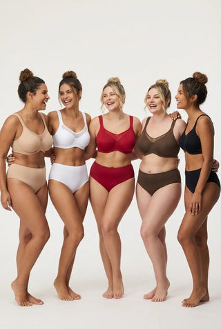 SANDSET Bra: Cooling Full Coverage Minimizer Bra SandSet