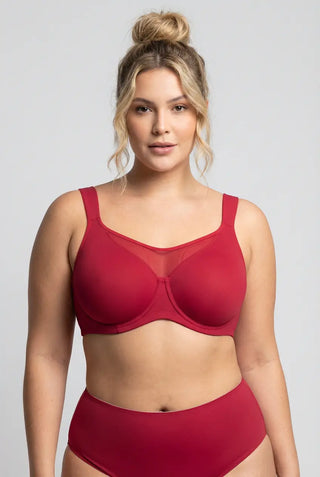 SANDSET Bra: Cooling Full Coverage Minimizer Bra SandSet