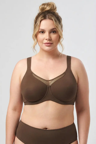 SANDSET Bra: Cooling Full Coverage Minimizer Bra SandSet