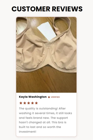 SANDSET Bra: Cooling Full Coverage Minimizer Bra SandSet