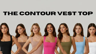 Seamless Sculpting Contour Square-Neck Vest Top SandSet