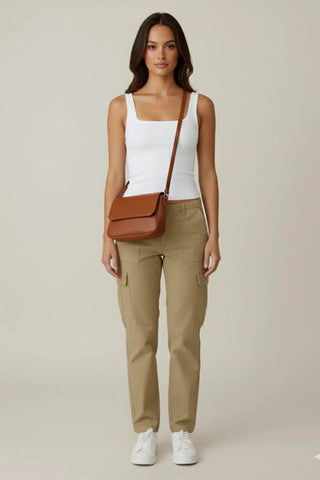 Seamless Sculpting Contour Square-Neck Vest Top SandSet