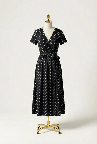 The Tropic Dot V-Neck SandSet