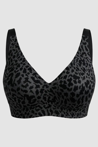 The Wild-Curve Leopard Jelly Bra SandSet