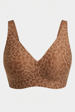 The Wild-Curve Leopard Jelly Bra SandSet
