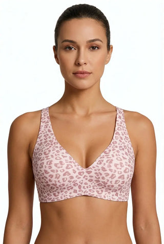 The Wild-Curve Leopard Jelly Bra SandSet