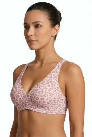 The Wild-Curve Leopard Jelly Bra SandSet