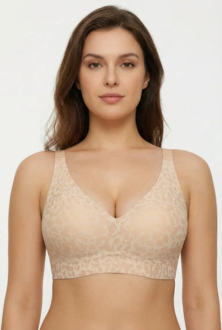 The Wild-Curve Leopard Jelly Bra SandSet