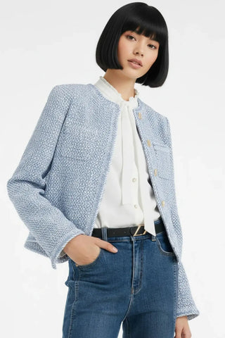 Tweed Jacket Business Blazer SandSet
