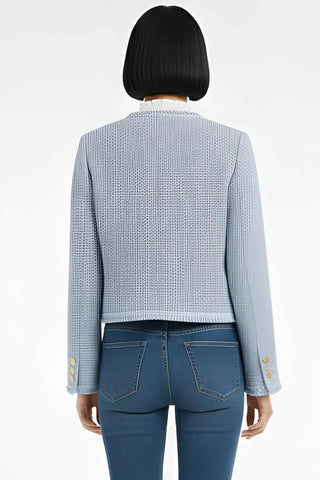 Tweed Jacket Business Blazer SandSet