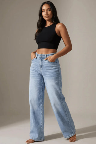 Wide Leg BBL Loose Fit SandSet