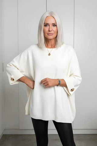 Women's Classic Solid Color Knit Top SandSet