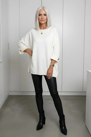 Women's Classic Solid Color Knit Top SandSet