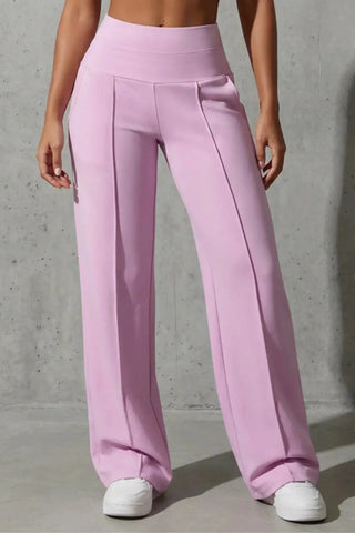 Women's Plain Loose Straight Leg Pants SandSet