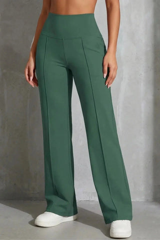 Women's Plain Loose Straight Leg Pants SandSet