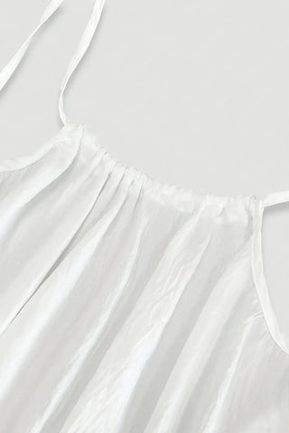 Women’s Stylish Backless Square-Neck Cami Midi Dress SandSet