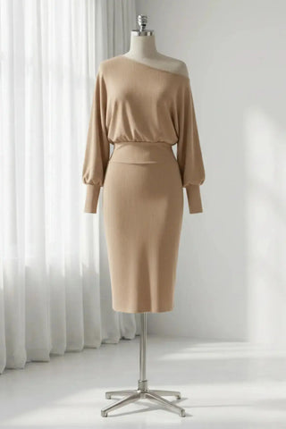 Women's Versatile Sexy Waisted Dress SandSet